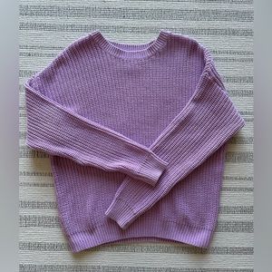 Light Pink/Purple Sweater Sz M